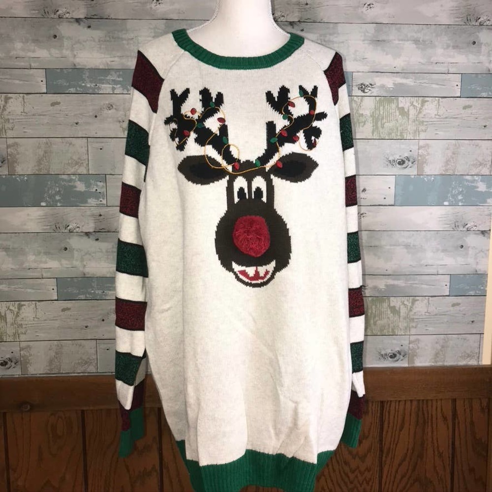 Ugly Xmas sweater Rudolph  #547